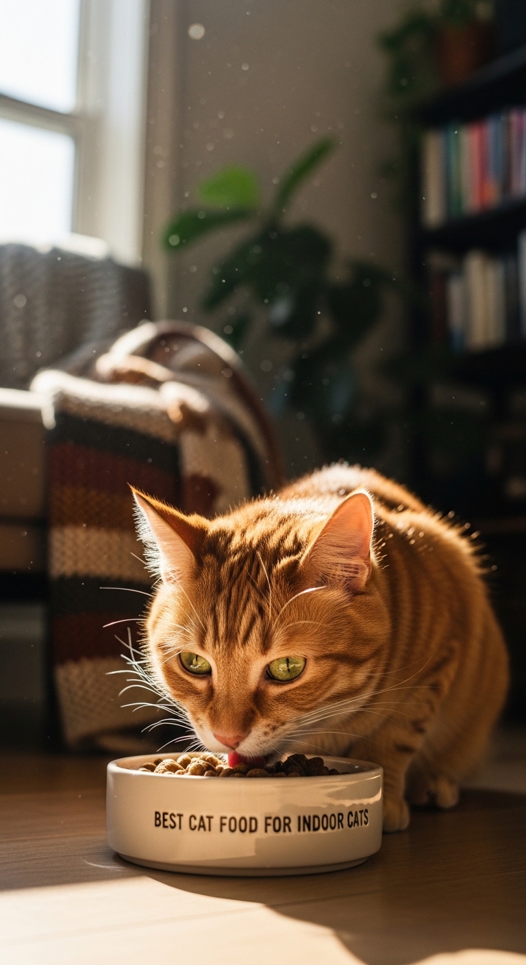 A cat is looking at the camera.