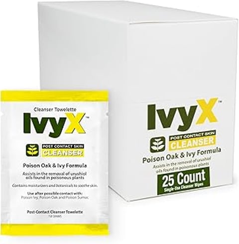 A box of Ivy X Poison Oak & Ivy Formula.