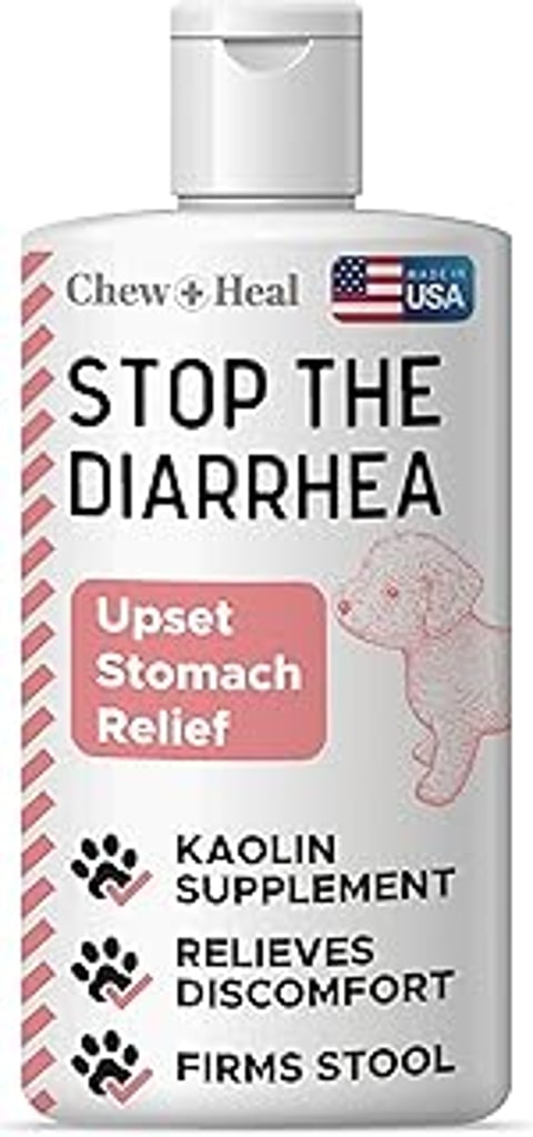 A can of Stop the Diarrhea Fast Acting Anti-Diarrheal Medication.