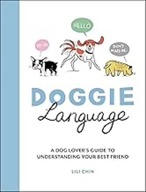 A book titled Doggie Language.