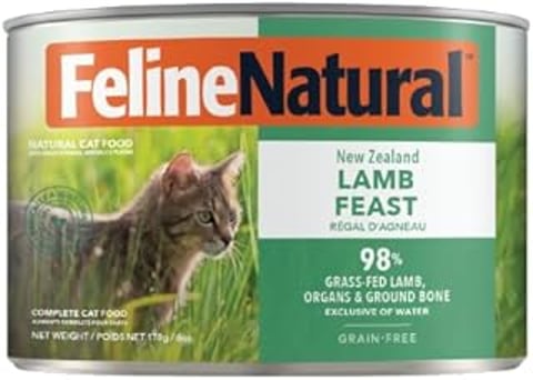 A can of cat food with a picture of a cat on the label.