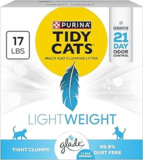 Purina Tidy Cats LightWeight Cat Litter.